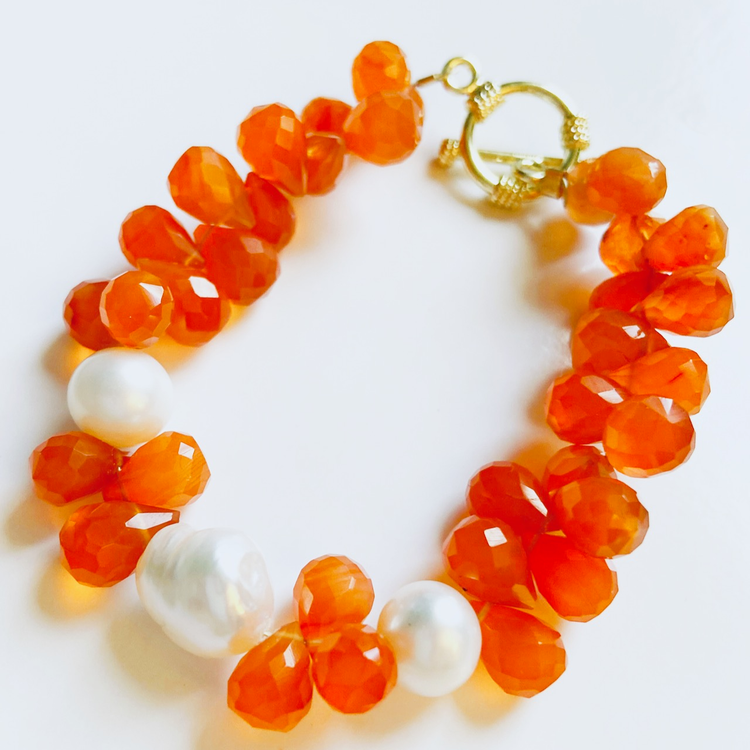 Briolette-Cut Semi-Precious Gemstones