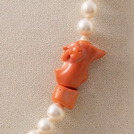 Amalfi Coral & Pearl Necklace - Coastal Luxury Collection