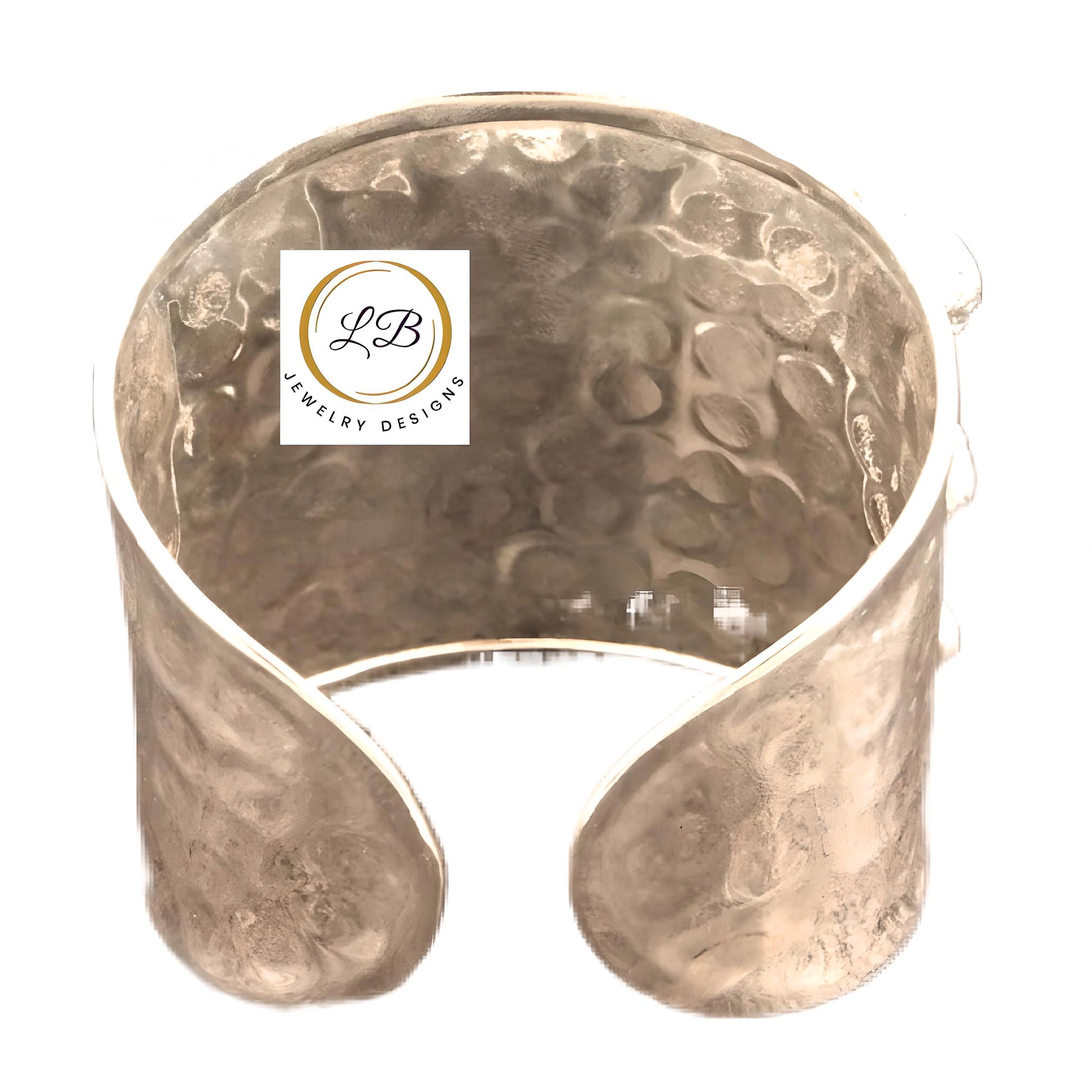 Geode Druzy Statement Cuff Bracelet – Limited Edition Multi Gemstone Sterling Silver Cuff